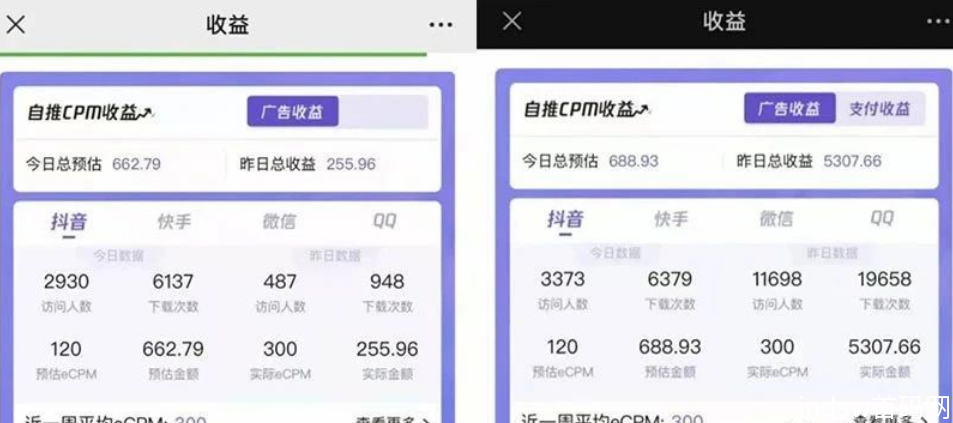 抖音快手小程序，操作简单变现快，单作品轻松达到5000元以上的收益_1